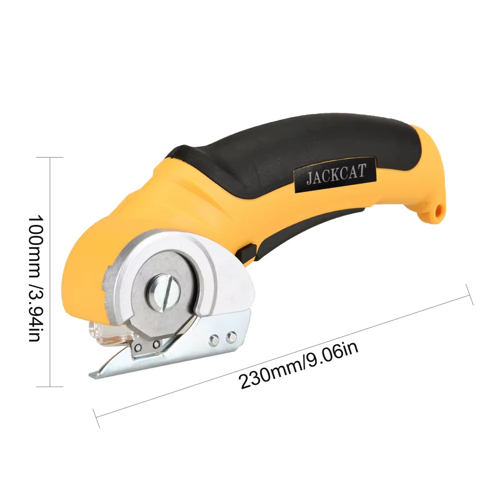 6Mm Electric Scissor Cutting Thickness Fabric Cutting Machine Paperboard Leather Plastic Trimmer Electric Rotary Cloth Cutter